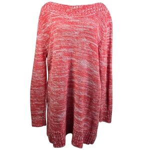GAP Off-the-Shoulder Long Sleeve Red Sweater Size XXL